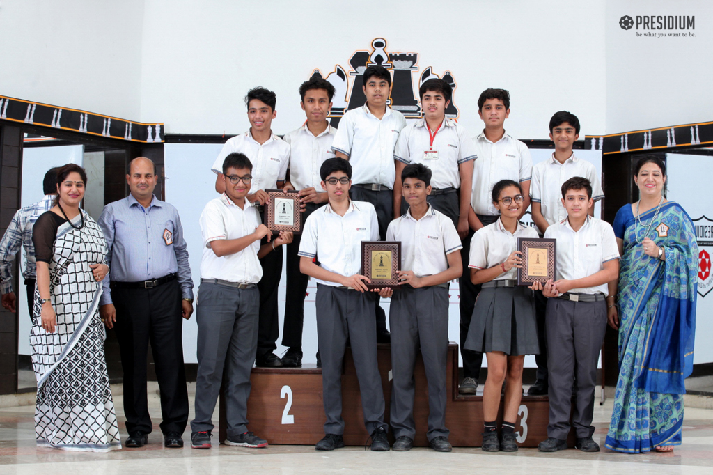 Presidium Indirapuram, ASPIRING CHESS PLAYERS COMPETE AT INTER SCHOOL CHESS CHAMPIONSHIP