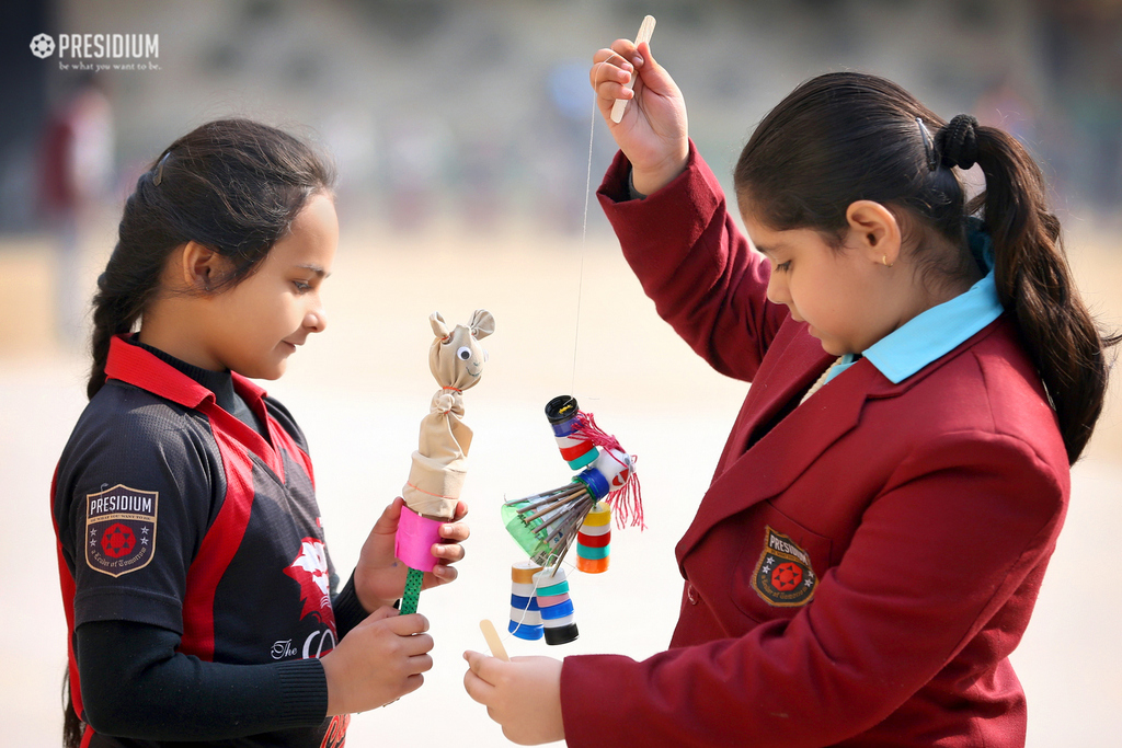 Presidium Indirapuram, YOUNG ARTISTS TAKE PART IN PUPPET MAKING ACTIVITY