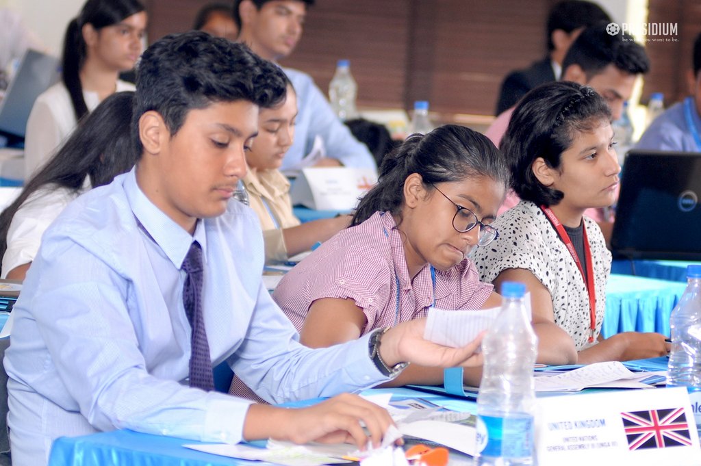 Presidium Indirapuram, PRESIDIANS OF IP DISPLAY SPIRIT & CONFIDENCE AT PMUN 2017