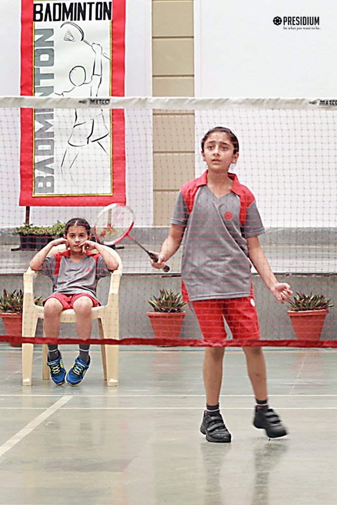 Presidium Gurgaon-57, BADMINTON TOURNAMENT: GIRL POWER LIFTS RUNNERS-UP TROPHY