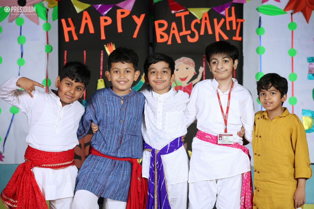 Presidium Vivek Vihar, HAPPY BAISAKHI! PRESIDIANS CELEBRATE THE NEW HARVEST SEASON