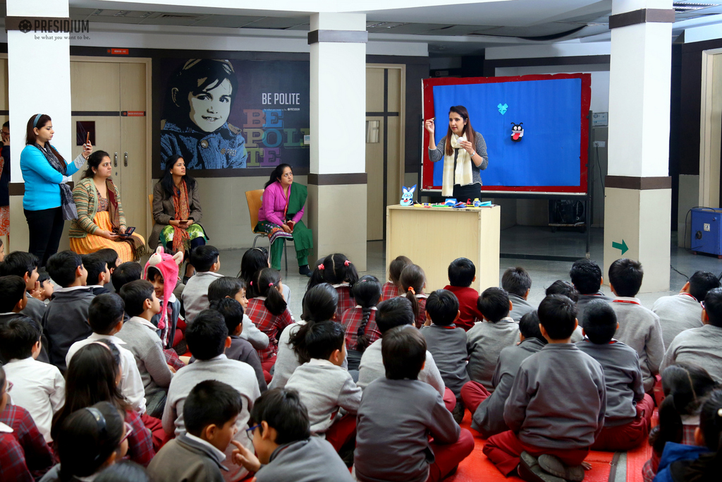 Presidium Gurgaon-57, PRESIDIANS HONE THEIR SOCIAL SKILLS WITH PUPPET MAKING ACTIVITY