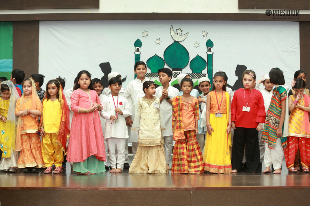 Presidium Rajnagar, THE SCHOOL ATRIUM ENLIVENS WITH EID CELEBRATIONS