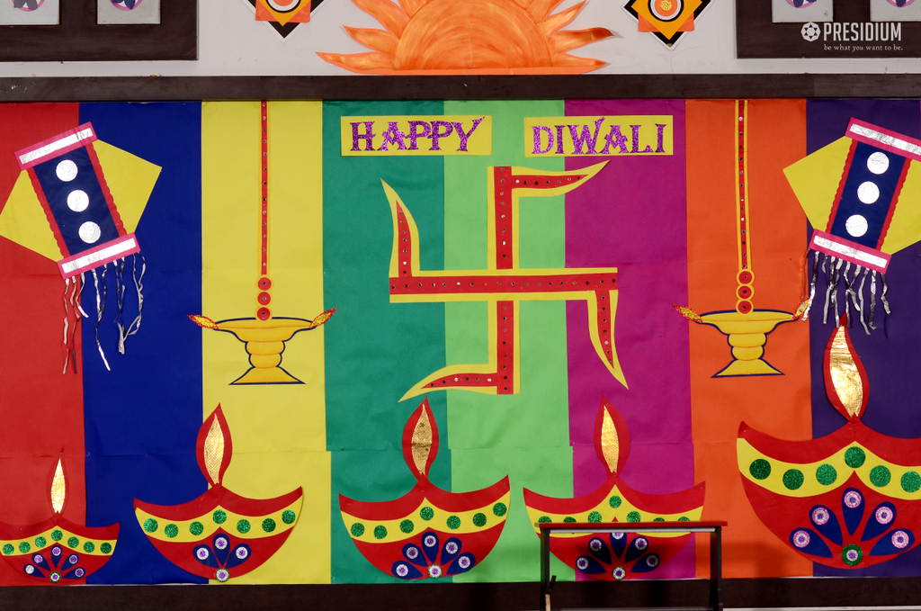 Presidium Rajnagar, DIWALI FINDS ITS WAY TO TEACH THE VALUE OF FESTIVALS TO STUDENTS