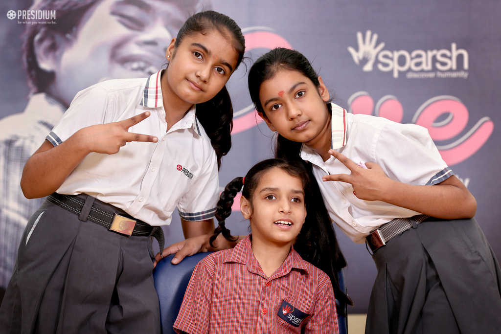 Presidium Rajnagar, YOUNG PHILANTHROPISTS SPEND A DAY WITH THEIR SPECIAL FRIENDS 