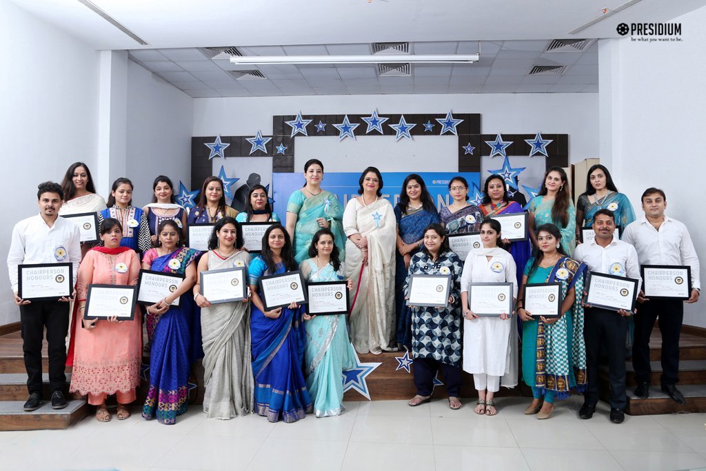 Presidium Indirapuram, CHAIRPERSON HONOURS FOR TEACHERS - APPLAUDING THE NATION-BUILDERS