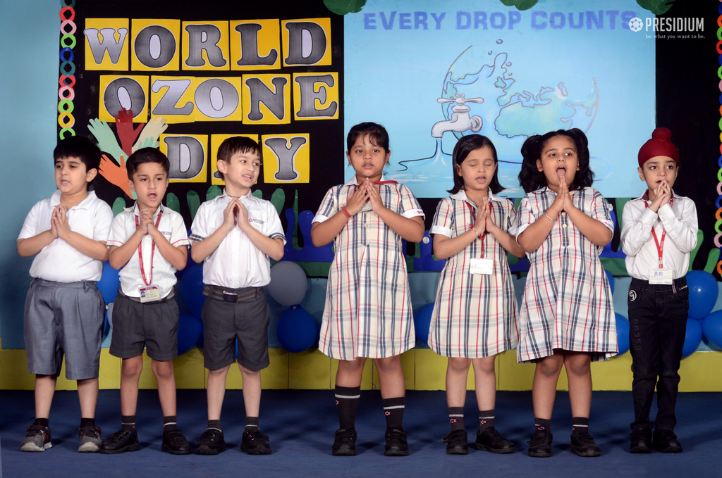 Presidium Vivek Vihar, WORLD OZONE DAY: PRESIDIANS HOSTED A WORTHWHILE ASSEMBLY