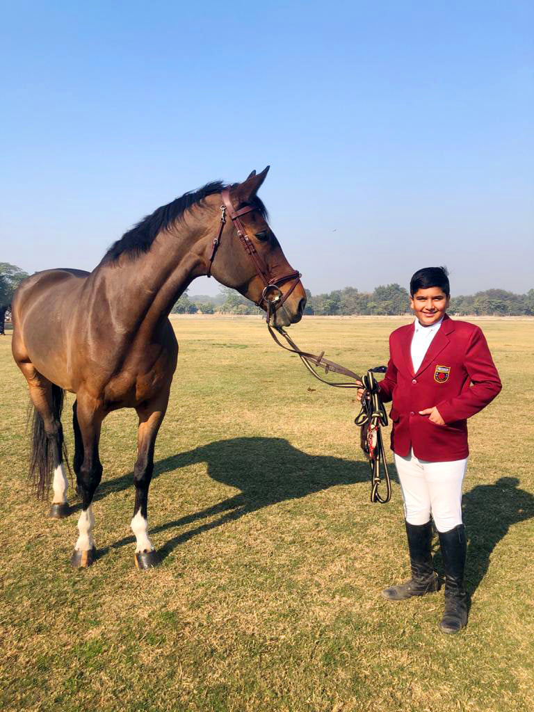 Presidium Gurgaon-57, AVIK BHATIA - OUR EQUESTRIAN PRODIGY!