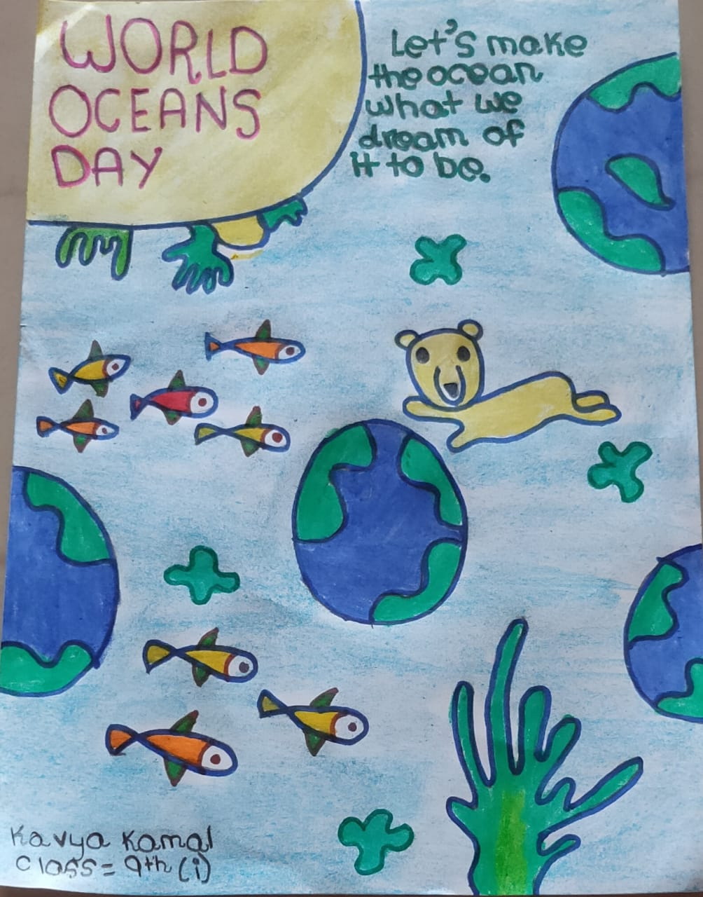 Presidium Indirapuram, STUDENTS LEARN ABOUT THE IMPORTANCE OF OCEANS