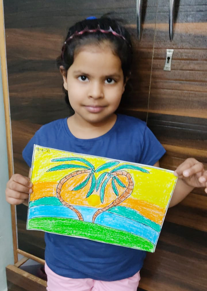 Presidium Indirapuram, STUDENTS EXHIBIT THEIR TALENT AT COLOURING COMPETITION