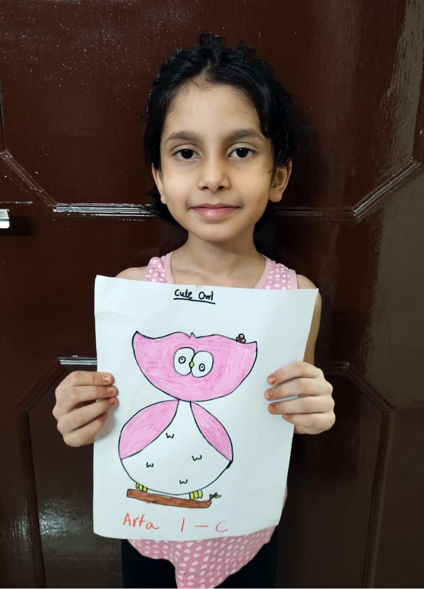 Presidium Rajnagar, DRAWING & COLORING COMPETITION: STUDENTS EXHIBIT THEIR CREATIVITY 