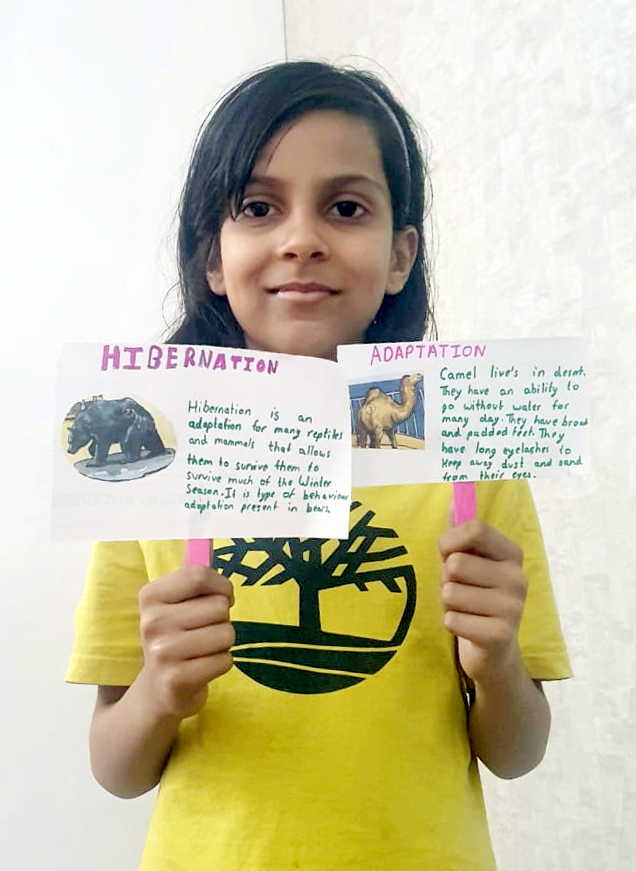 Presidium Rajnagar, STUDENTS LEARN ABOUT ADAPTATIONS OF ANIMALS WITH ENTHUSIASM