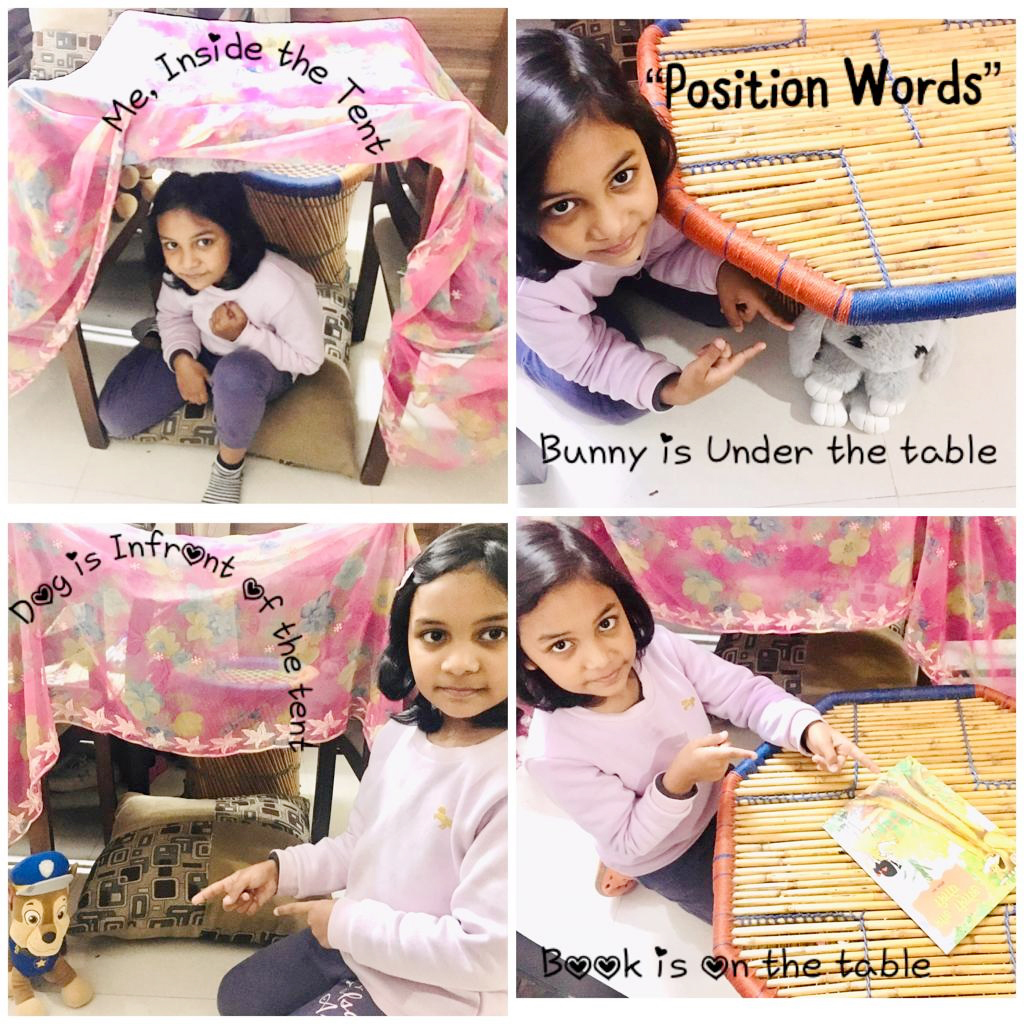 Presidium Dwarka-6, STUDENTS ENHANCE THEIR UNDERSTANDING OF POSITION WORDS 