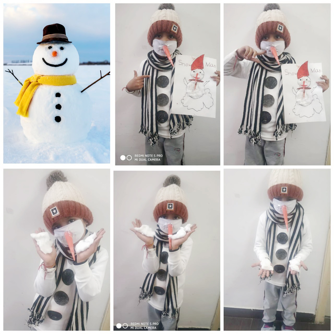 Presidium Rajnagar, STUDENTS PARTICIPATE IN SNOWMAN ACTIVITY WITH ARDOUR