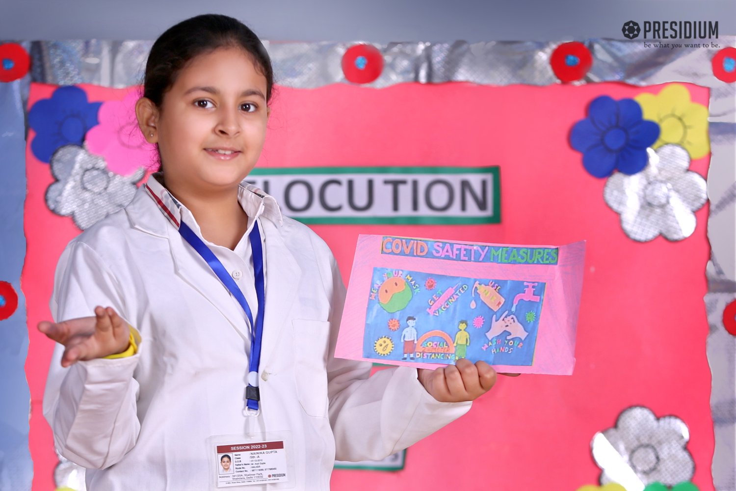 Presidium Vivek Vihar, STUDENTS ACE THE ART OF PUBLIC SPEAKING AT ELOCUTION COMPETITION