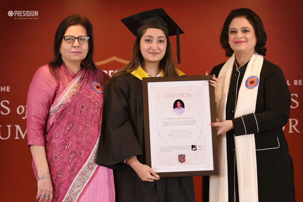 Presidium Gurgaon-57, CITATION CEREMONY: WISHING THE STUDENTS A BRIGHTER FUTURE AHEAD