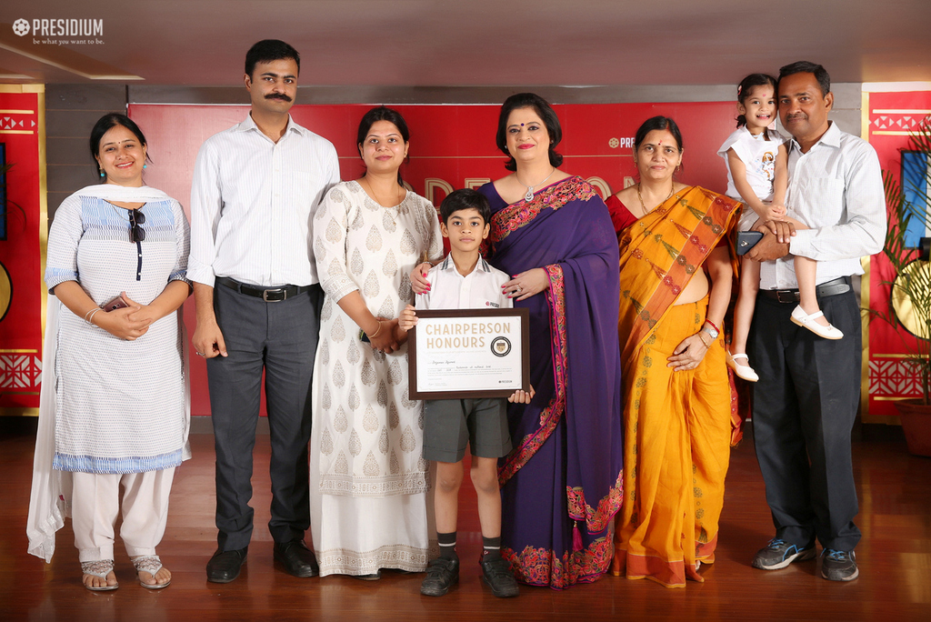 Presidium Gurgaon-57, SUDHA MA'AM HONOURS YOUNG ACHIEVERS OF PRESIDIUM GURGAON