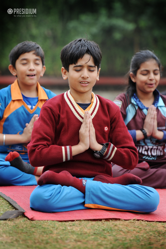 Presidium Gurgaon-57, A RELAXING YOGA AND MEDITATION SESSION FOR PRESIDIANS