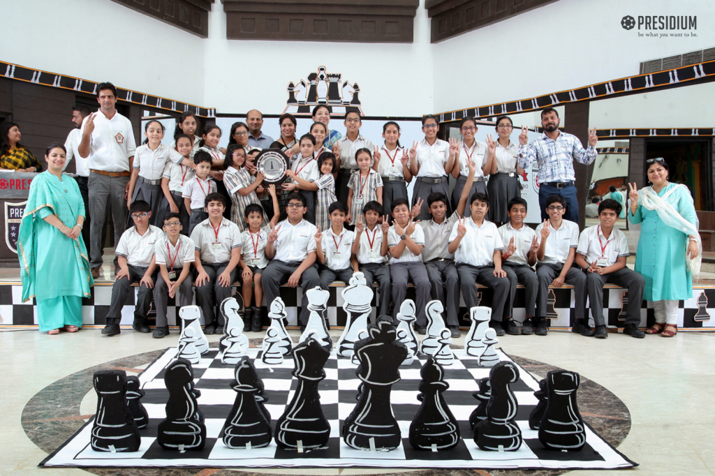 Presidium Indirapuram, ASPIRING CHESS PLAYERS COMPETE AT INTER SCHOOL CHESS CHAMPIONSHIP