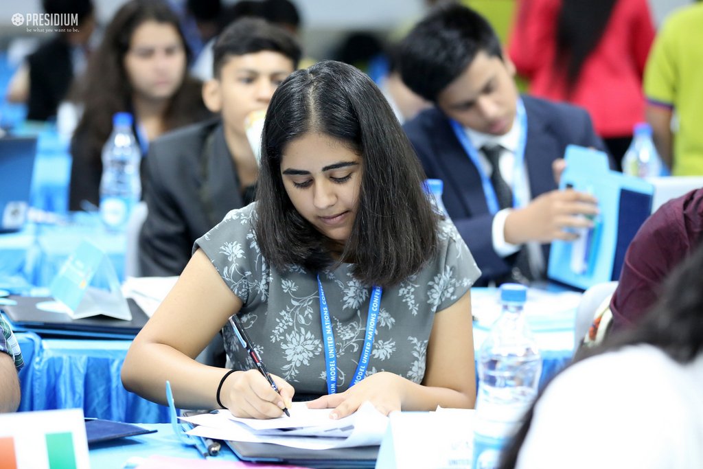 Presidium Indirapuram, PRESIDIANS OF IP DISPLAY SPIRIT & CONFIDENCE AT PMUN 2017