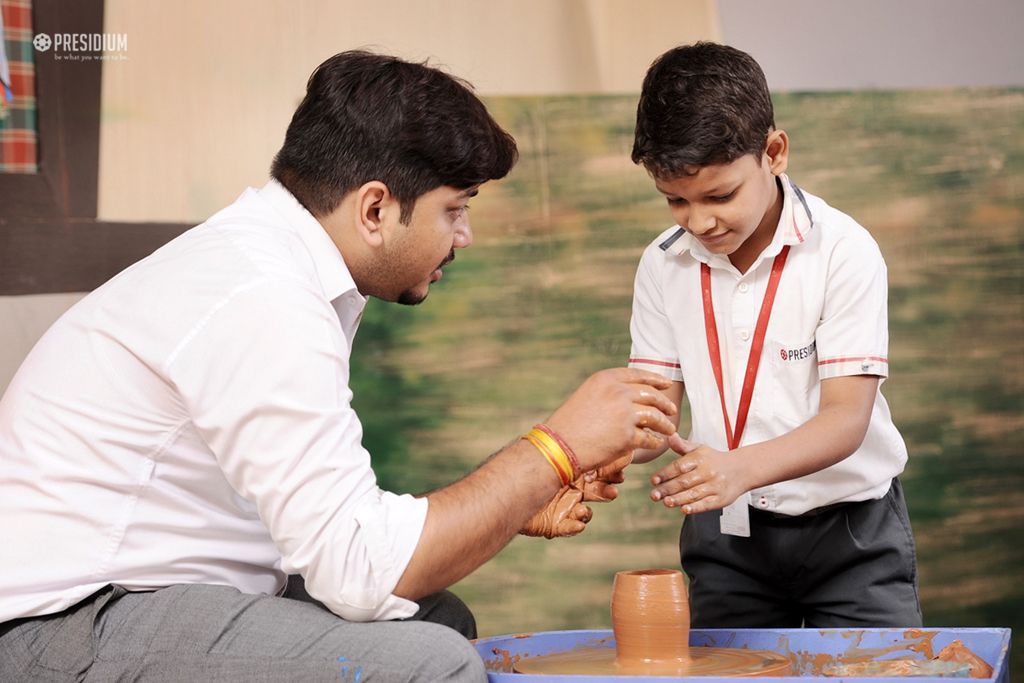 Presidium Gurgaon-57, PLAY WITH CLAY: LITTLE PRESIDIANS RELISH A POTTERY ADVENTURE