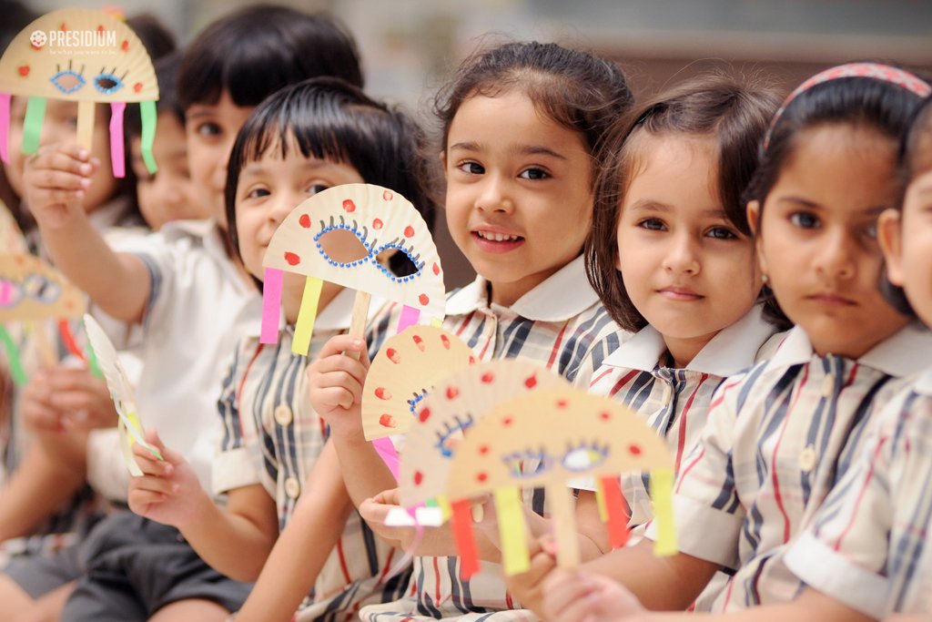 Presidium Indirapuram, MASK MAKING: PROMOTING ARTISTIC EXCELLENCE IN LITTLE PRESIDIANS