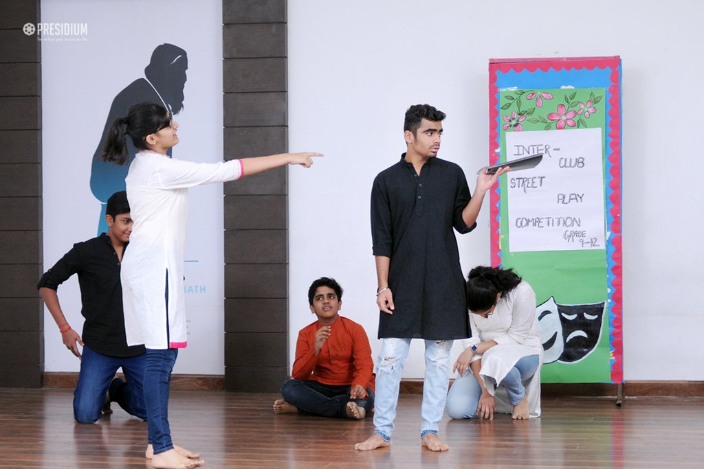 Presidium Indirapuram, PRESIDIANS CONVEY VITAL SOCIAL MESSAGES THROUGH NUKKAD NATAK