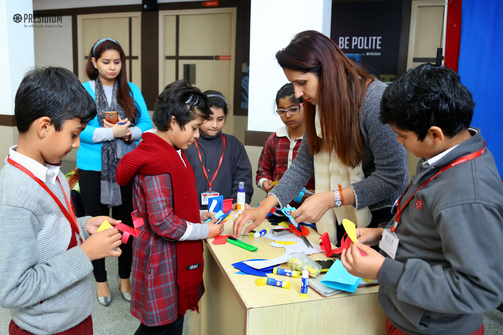 Presidium Gurgaon-57, PRESIDIANS HONE THEIR SOCIAL SKILLS WITH PUPPET MAKING ACTIVITY