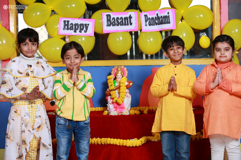 Presidium Vivek Vihar, PRESIDIANS CELEBRATE BASANT PANCHAMI WITH GREAT ARDOR