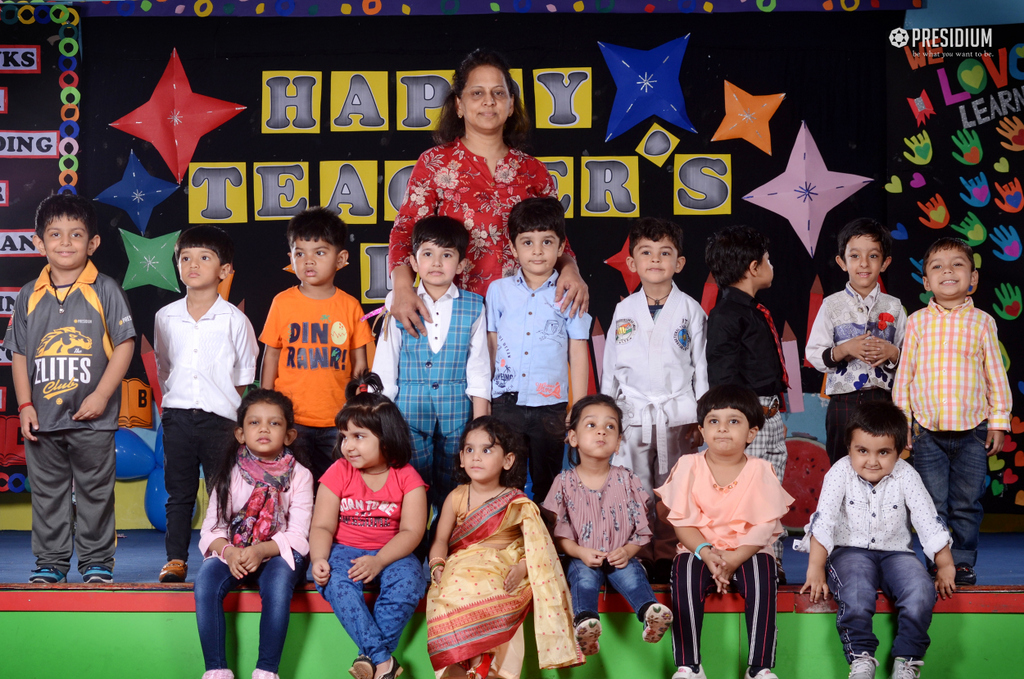 Presidium Vivek Vihar, STUDENTS SALUTE THEIR BELOVED TEACHERS ON TEACHER’S DAY