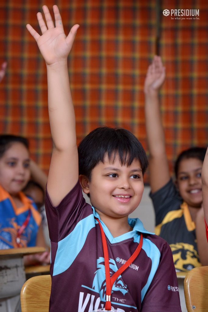 Presidium Indirapuram, STUDENTS PLAY A LITTLE CHARADES TO ENHANCE COMMUNICATION SKILLS