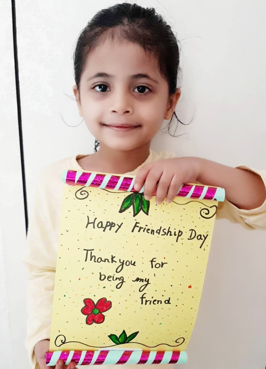 Presidium Dwarka-6, PRESIDIANS CELEBRATE FRIENDSHIP DAY WITH SPECIAL ASSEMBLY