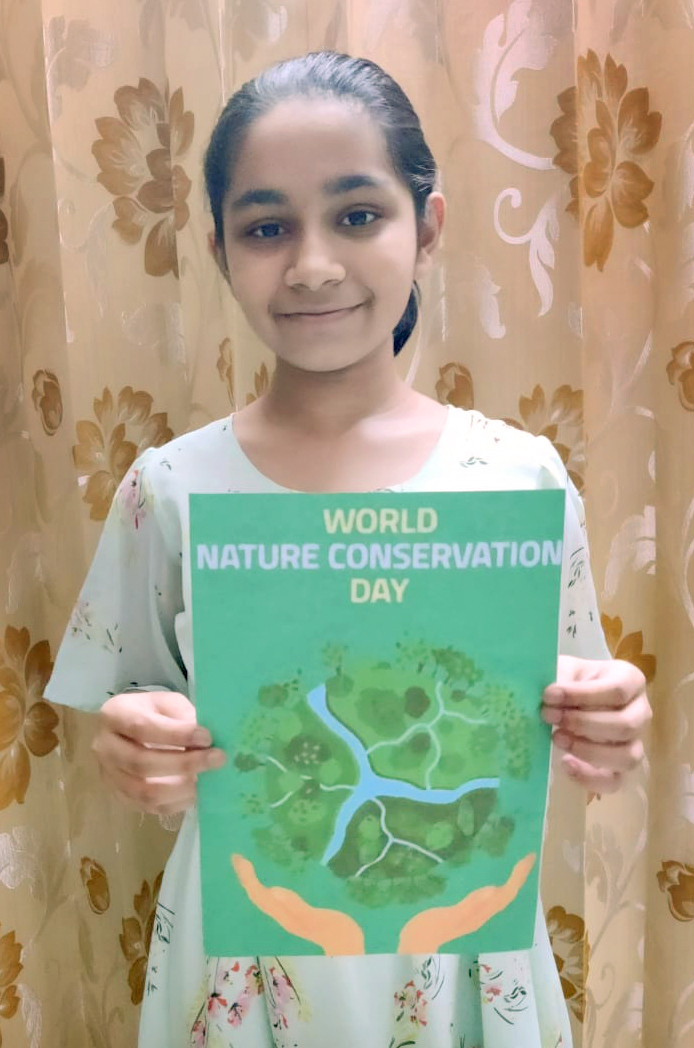 Presidium Punjabi Bagh, STUDENTS MARK WORLD CONSERVATION DAY WITH ENTHUSIASM!