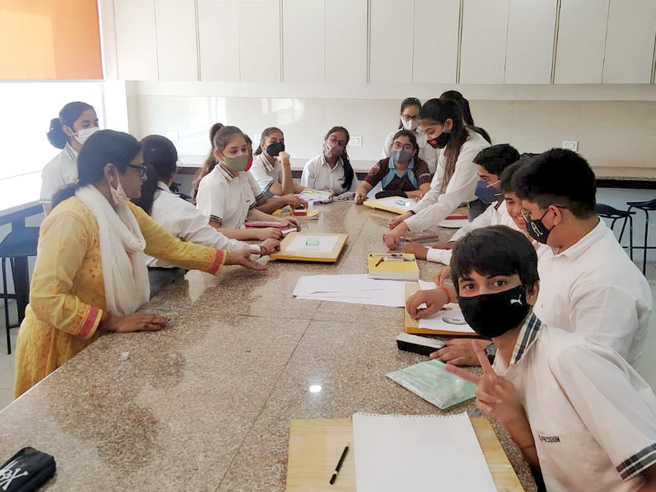Presidium Rajnagar, STUDENTS PRACTICE THE ART OF INTROSPECTION!