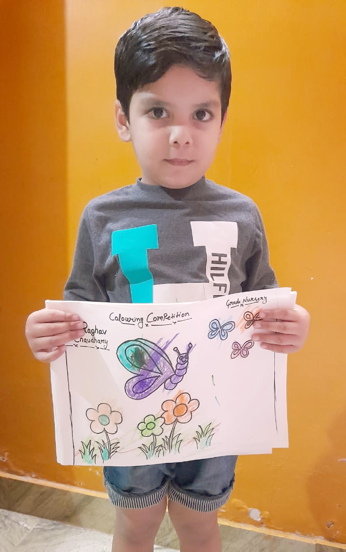 Presidium Vivek Vihar, STUDENTS UNLEASH THEIR TALENT AT DRAWING & COLORING COMPETITION