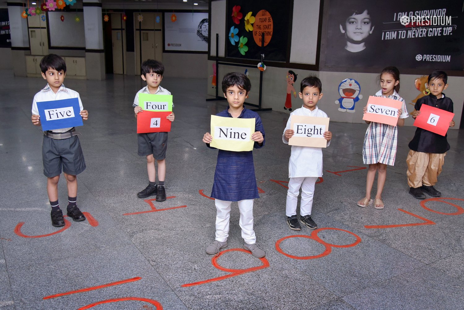 Presidium Gurgaon-57, YOUNG MINDS UNDERSTAND THE CONCEPT OF NUMBER NAMES