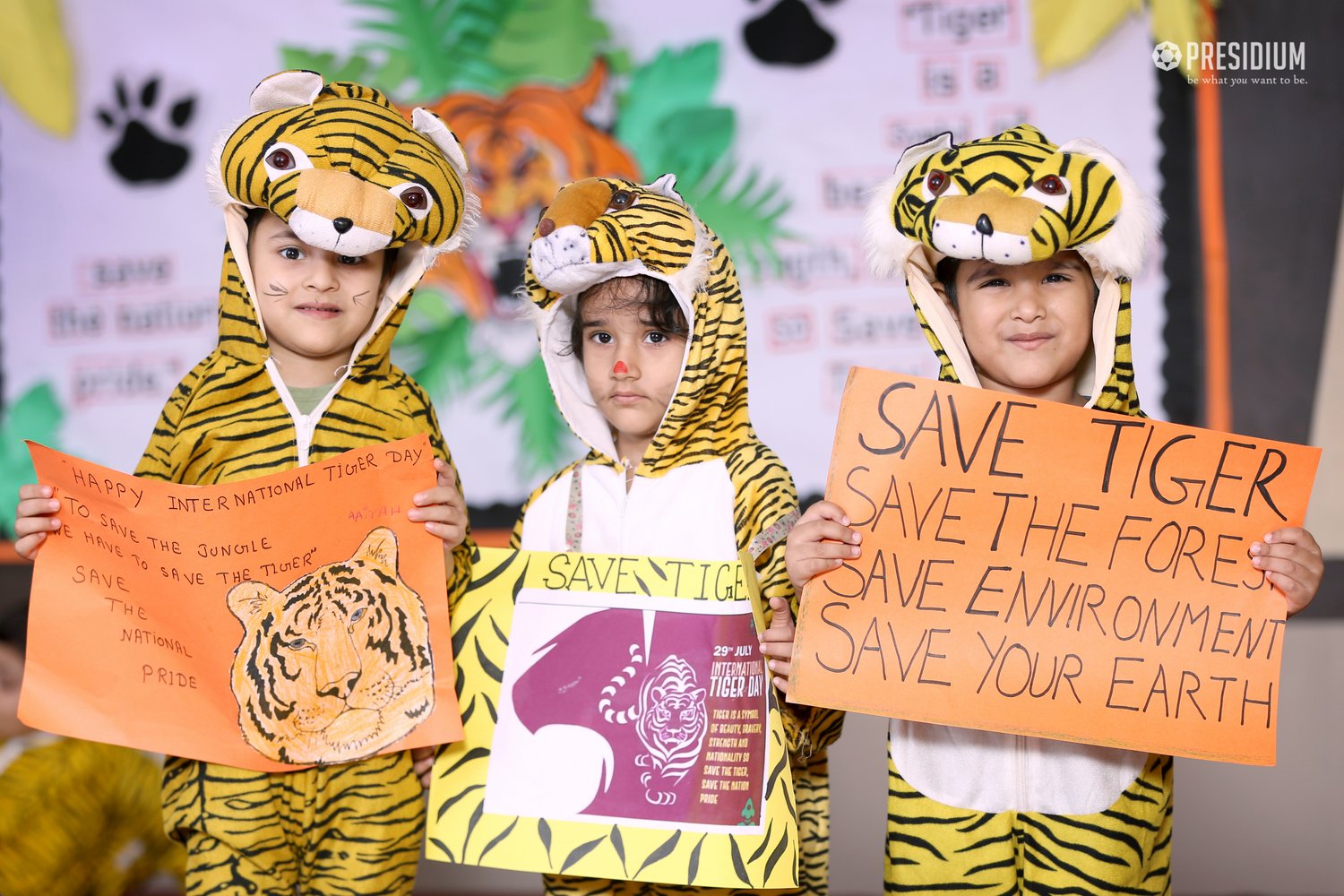 Presidium Noida-31, TOGETHER WE CAN SAVE THE TIGER FROM EXTINCTION Presidium Noida-31, TOGETHER WE CAN SAVE THE TIGER FROM EXTINCTION