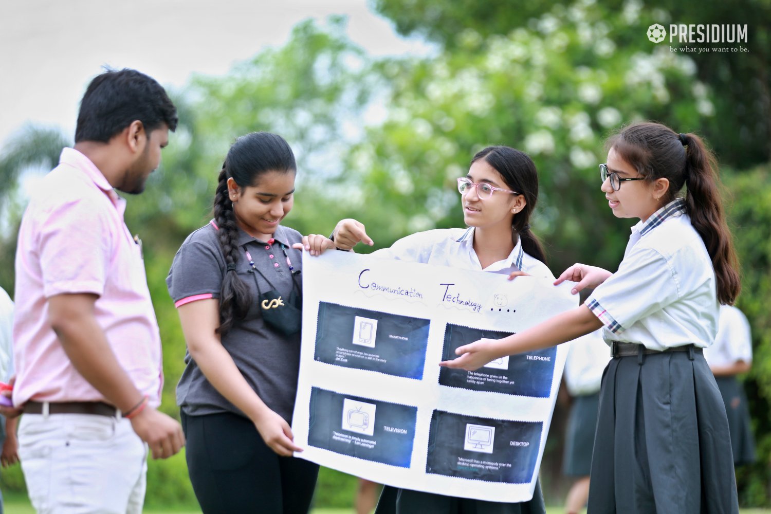 Presidium Rajnagar, STUDENTS ENHANCE THEIR UNDERSTANDING OF COMMUNICATION TECHNOLOGY