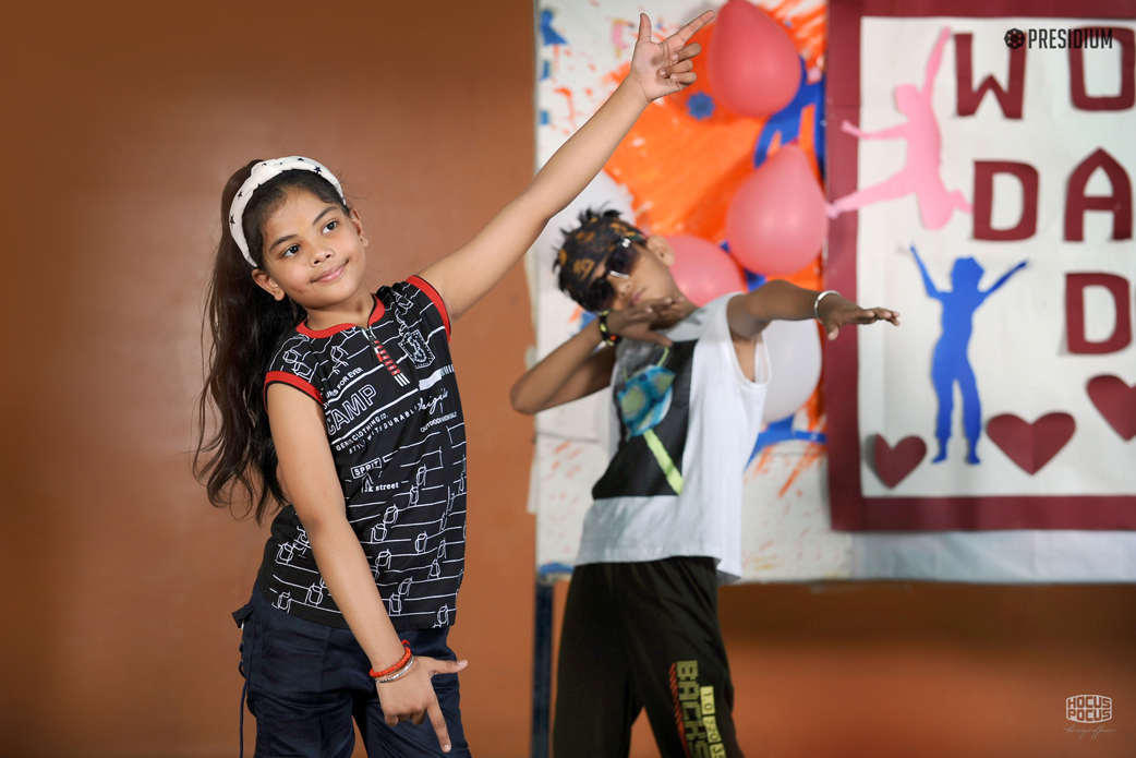 Presidium Vivek Vihar, CELEBRATING WORLD DANCE DAY WITH AN ARRAY OF PERFORMANCES