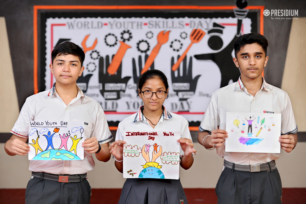 Presidium Noida-31, STUDENTS SPREAD AWARENESS ABOUT RELEVANT SKILLS Presidium Noida-31, STUDENTS SPREAD AWARENESS ABOUT RELEVANT SKILLS