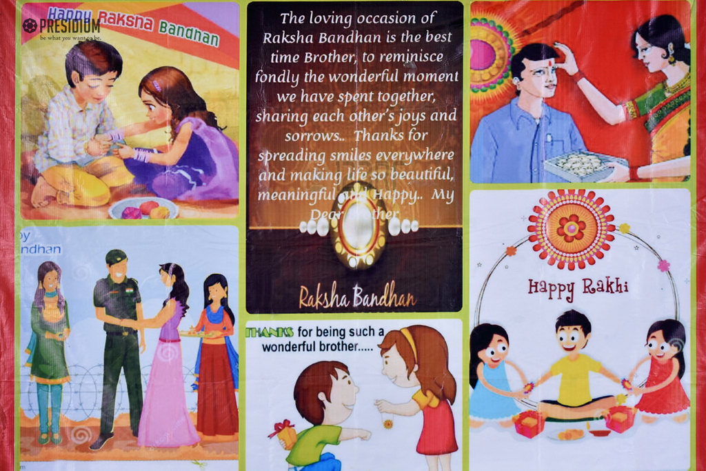 Presidium Indirapuram, RAKSHABANDHAN: PRESIDIANS WARMLY WELCOME FESTIVITIES & HAPPINESS