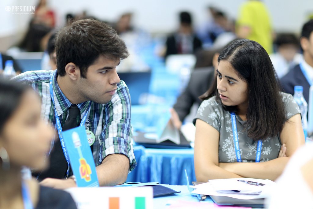 Presidium Indirapuram, PRESIDIANS OF IP DISPLAY SPIRIT & CONFIDENCE AT PMUN 2017