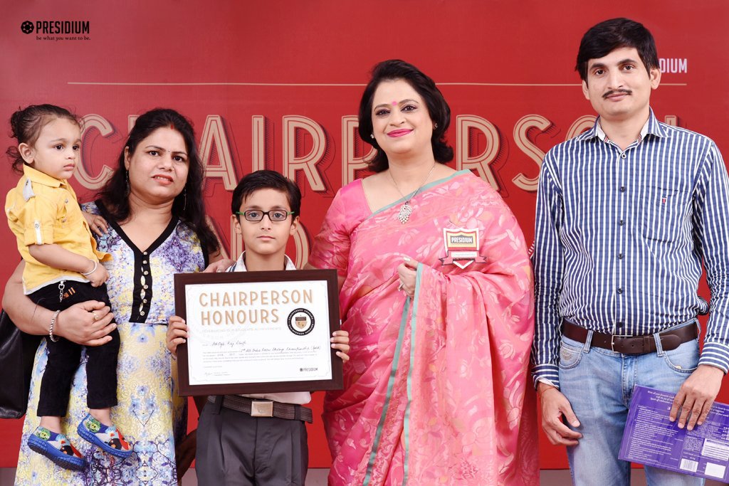 Presidium Indirapuram, CHAIRPERSON HONOURS: CELEBRATING STUDENT EXCELLENCE