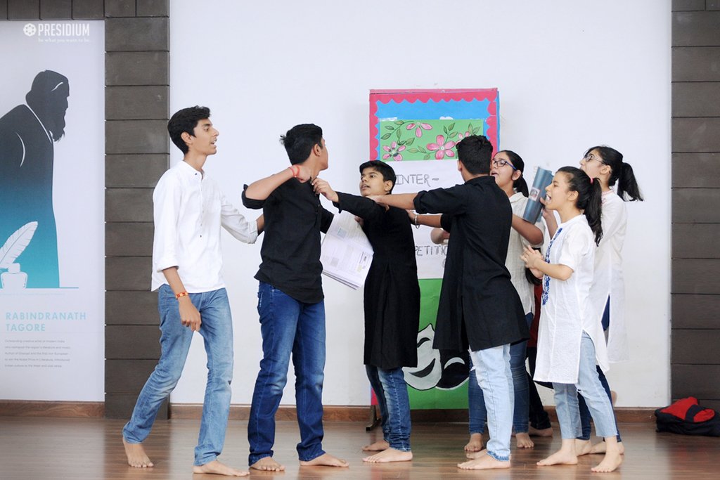 Presidium Indirapuram, PRESIDIANS CONVEY VITAL SOCIAL MESSAGES THROUGH NUKKAD NATAK