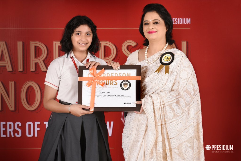 Presidium Gurgaon-57, CELEBRATING STUDENT EXCELLENCE AT CHAIRPERSON HONOURS