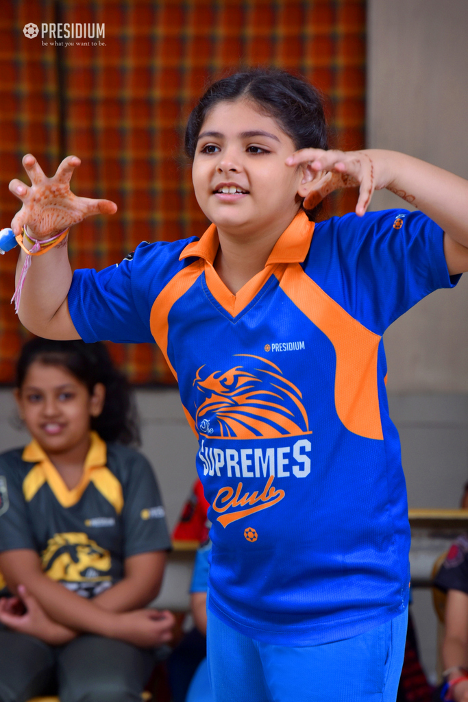 Presidium Indirapuram, STUDENTS PLAY A LITTLE CHARADES TO ENHANCE COMMUNICATION SKILLS