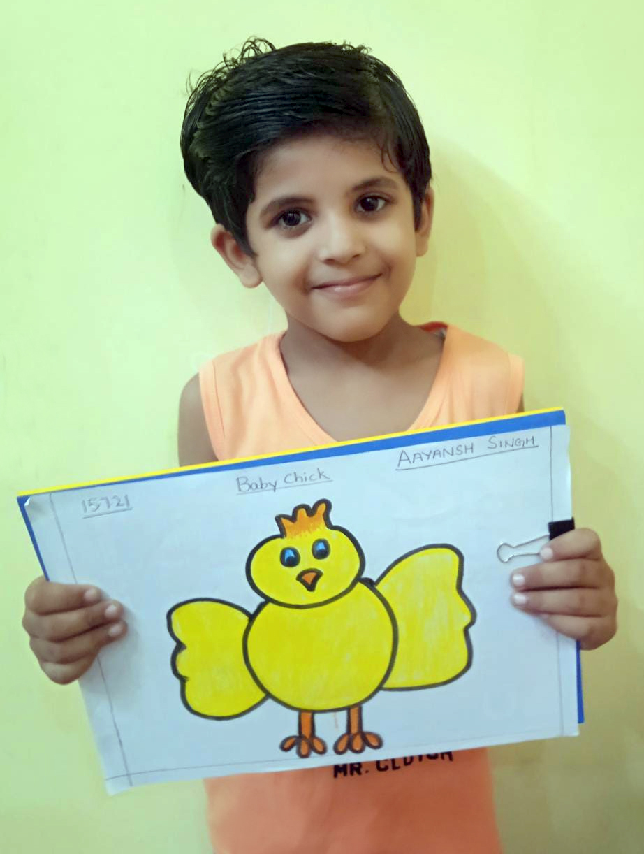 Presidium Rajnagar, DRAWING & COLORING COMPETITION: STUDENTS EXHIBIT THEIR CREATIVITY 