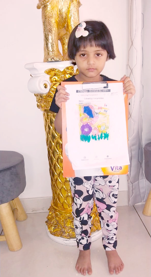 Presidium Vivek Vihar, STUDENTS UNLEASH THEIR TALENT AT DRAWING & COLORING COMPETITION