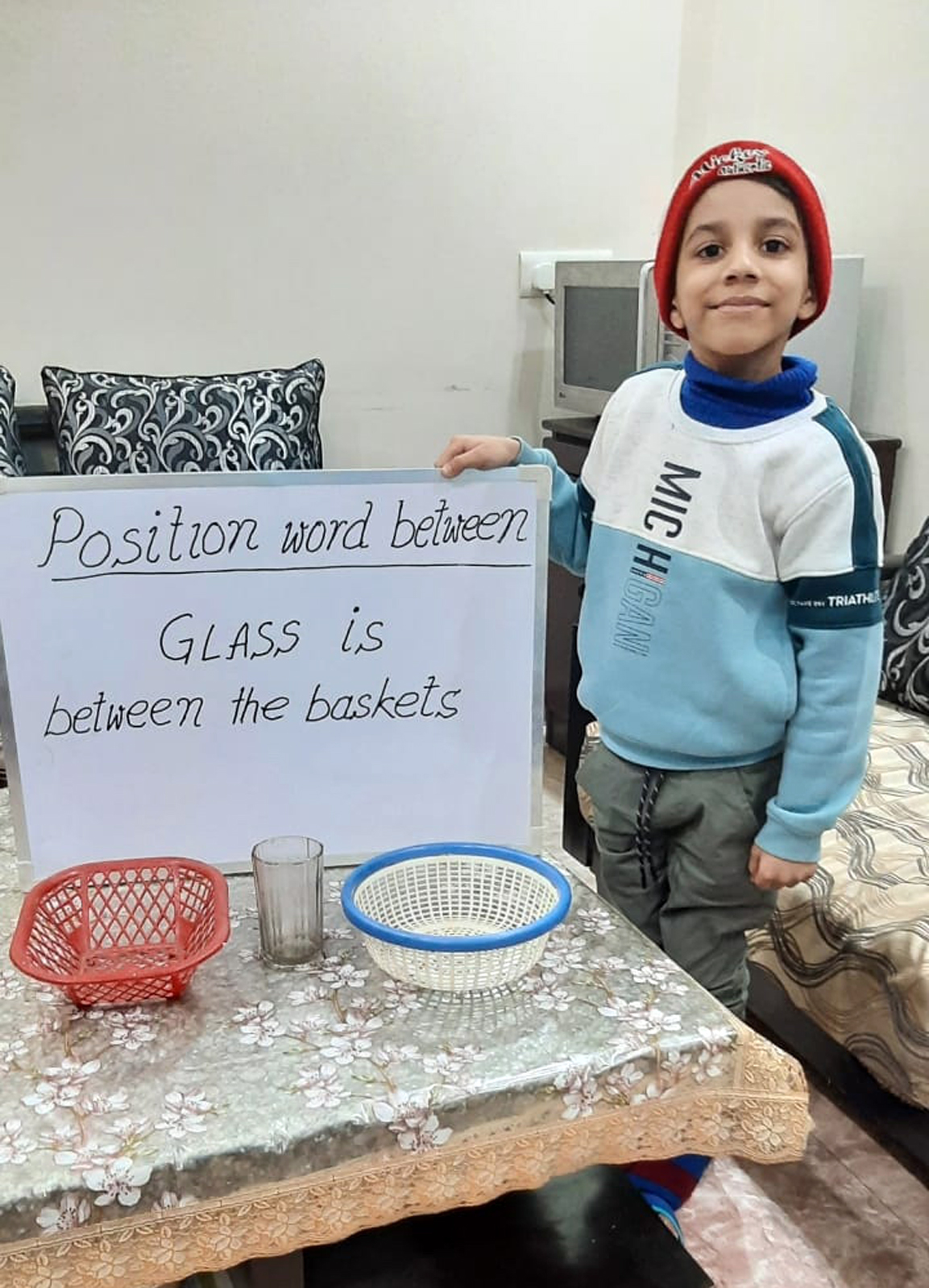 Presidium Dwarka-6, STUDENTS ENHANCE THEIR UNDERSTANDING OF POSITION WORDS 