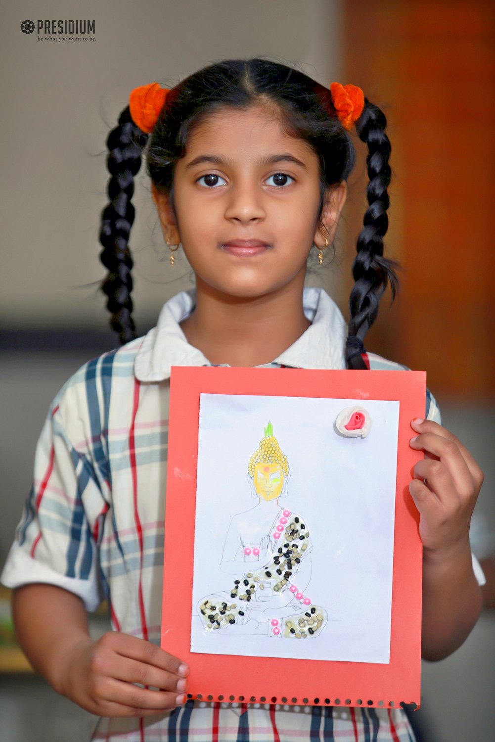 Presidium Indirapuram, STUDENTS LEARN  FROM THE NOBLE TEACHINGS OF LORD BUDDHA